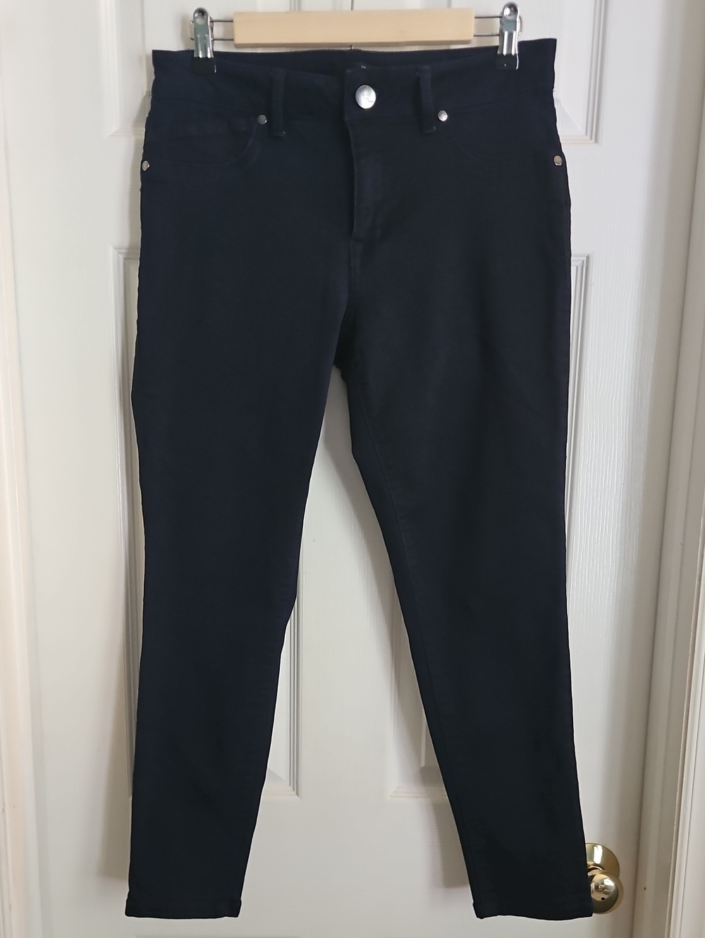 1822 Denim Women's Skinny Jeans in Dark Navy Very Stretchy 12